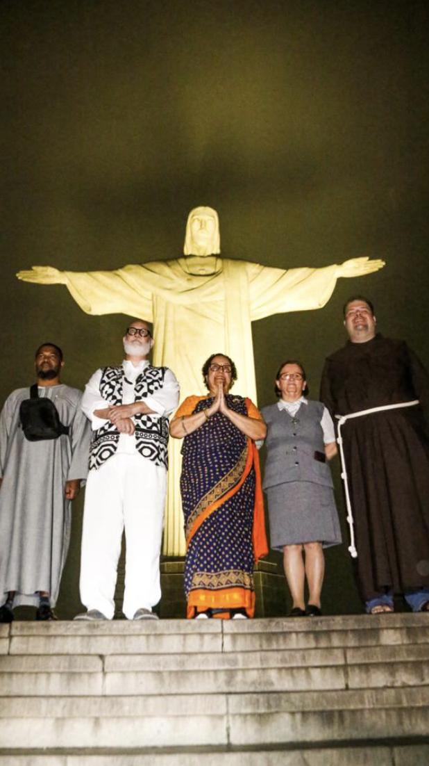 Ato Inter-religioso no Santuário Cristo Redentor pela paz no mundo e pelo cuidado com a Casa Comum