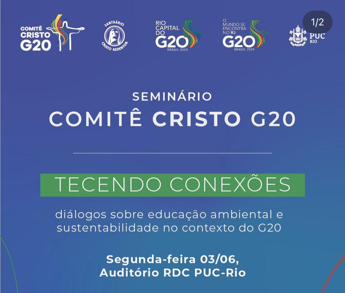 Comitê Cristo G20 realiza primeiro Seminário nessa segunda-feira