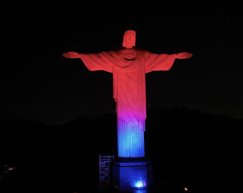 Cristo Redentor homenageou os Fonoaudiólogos
