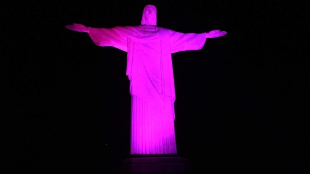 Abertura do Outubro Rosa no Cristo Redentor