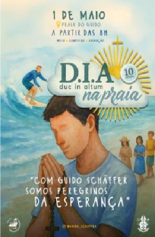 Evento “D.I.A. na praia”, que marca a Páscoa do Venerável Guido Schäffer, completa 10 anos