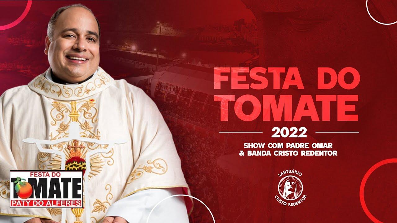 Padre Omar realiza show com a Banda Cristo Redentor na Festa do Tomate, em Paty do Alferes