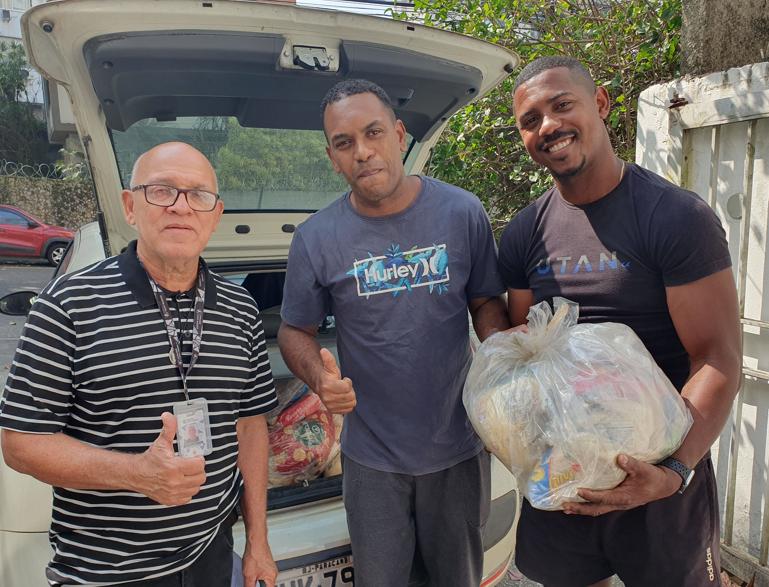 Santuário Cristo Redentor doa mais de 2 toneladas de alimentos e roupas a instituições sociais