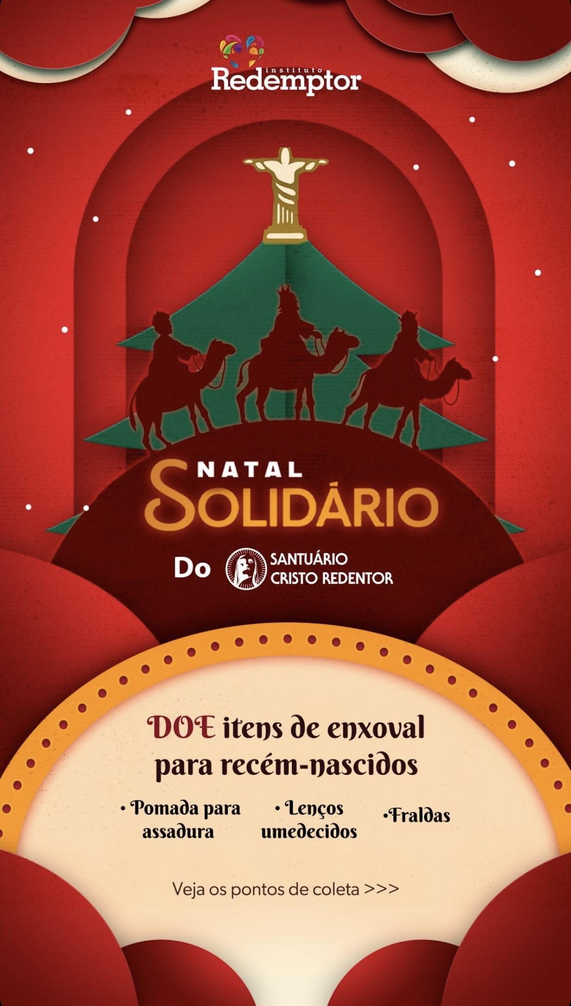 Santuário Cristo Redentor lança Natal Solidário para apoiar mães solo